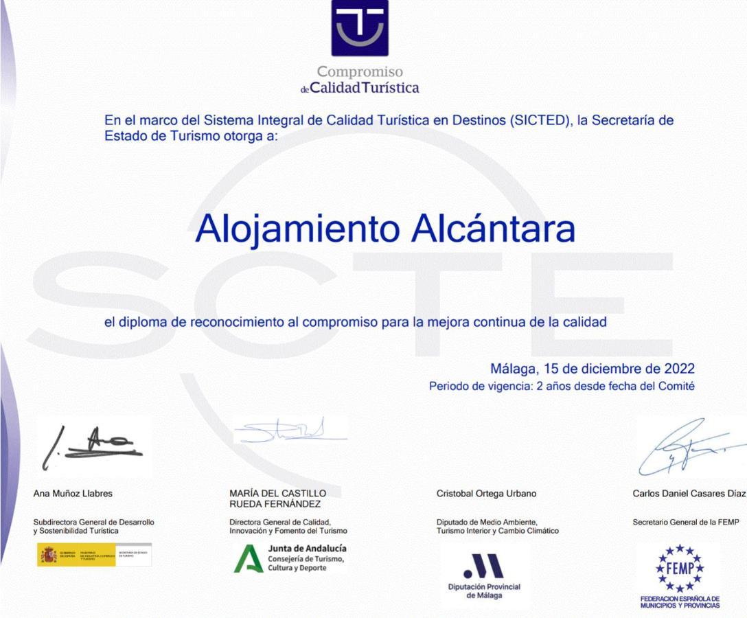 Alojamiento Alcantara Alora Buitenkant foto